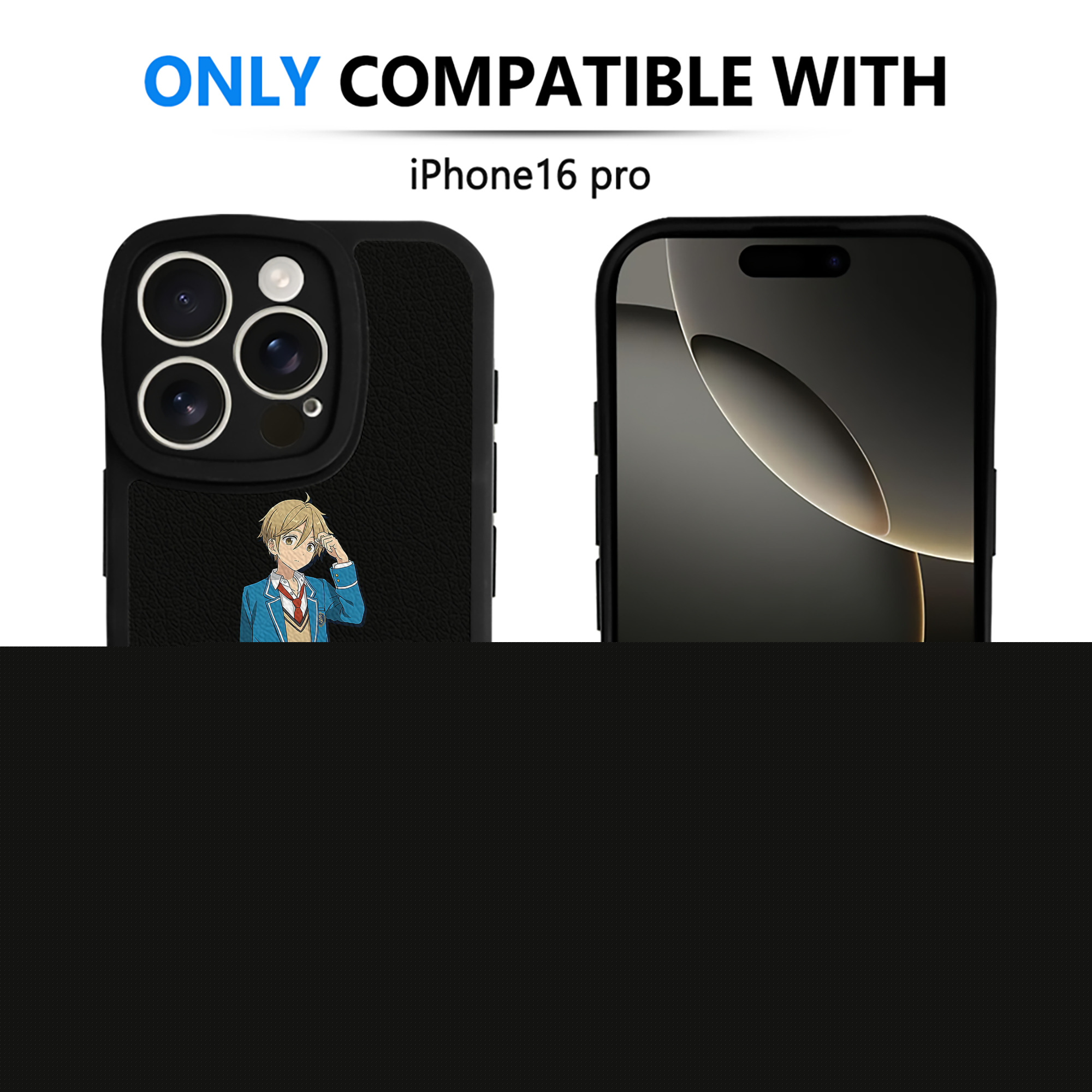 （画像用） あんさんぶるスターズ! Ensemble Stars 【iPhone 16シリーズ対応】シリコンスマホケース（レザー調） 材質：シリコン